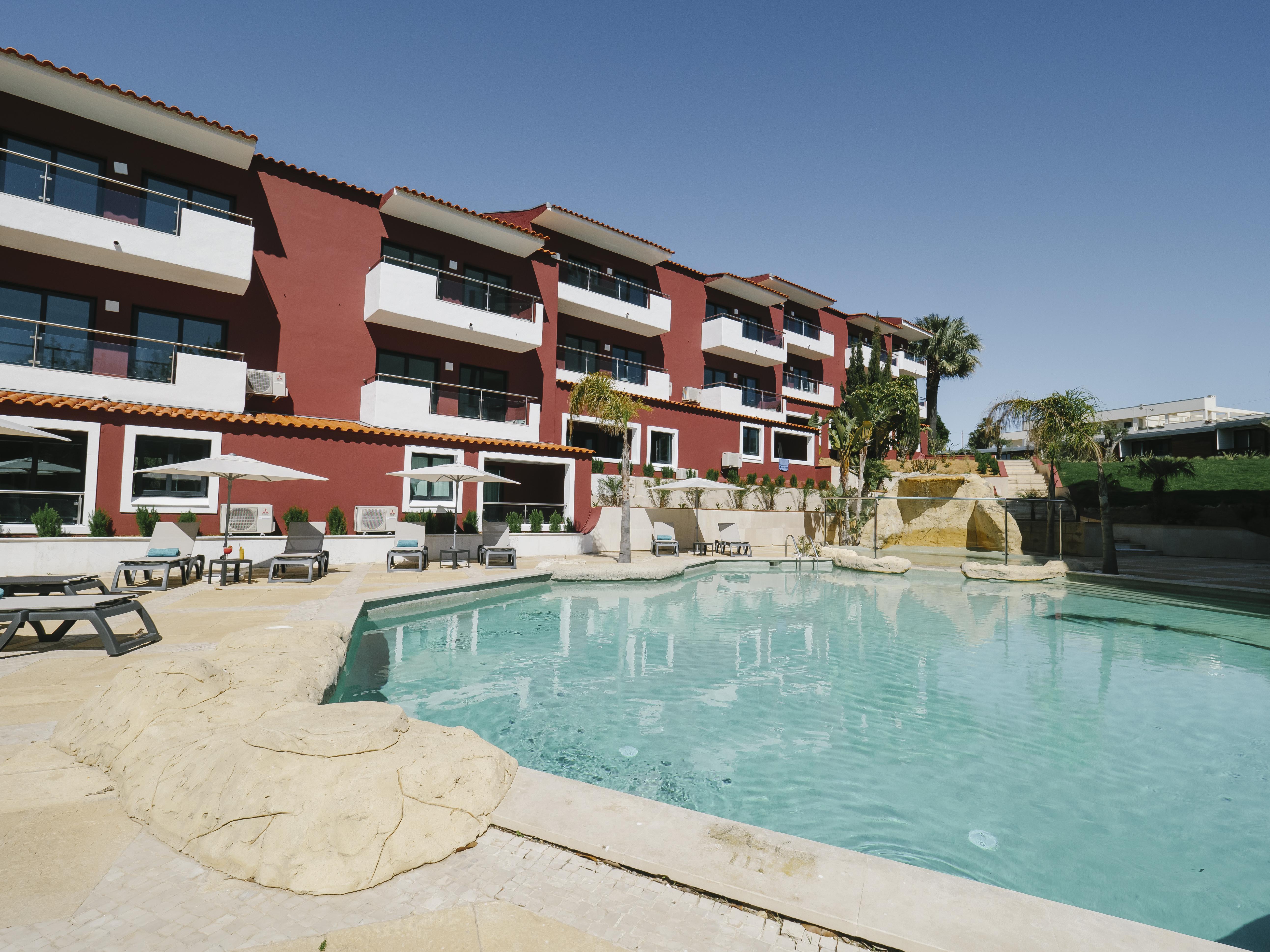 Topazio Vibe Beach Hotel & Apartments - Adults Friendly Albufeira Exterior foto